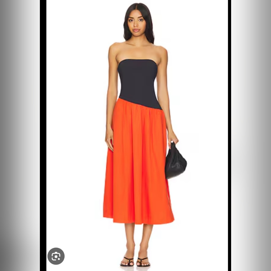 Ciao Lucia Orange Tadeo Dress Size Small